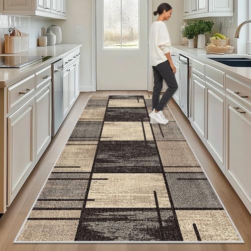 Alfombra pasillo larga para decorar la entrada de casa de forma acogedora 4