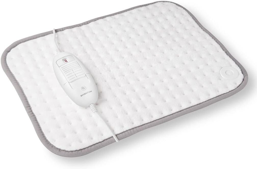 Inventum Deluxe Electric Thermo Therapy Heat Pad, White