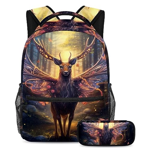 Trousse à crayons et sac multicolore grand volume pour ados actifs