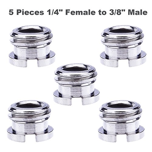 Sunmns 1/4 Inch And 3/8 Inch Converter Threaded Screws Adapter Mount Set For Camera/Tripod/Monopod/Ballhead, 21 Pieces #TOP5