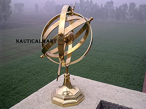 NauticalMart Metal Armillary On Stand