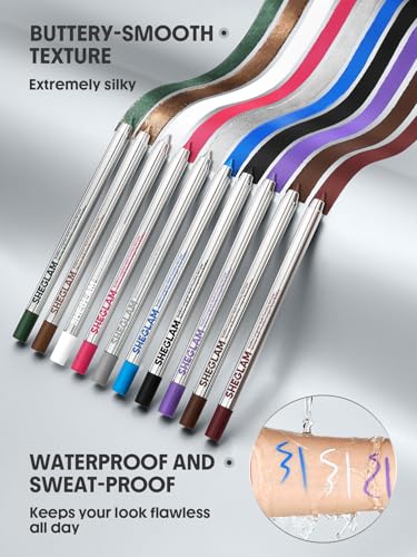 SHEGLAM Boldline Lápiz Gel Multifuncción Plata miniatura 6