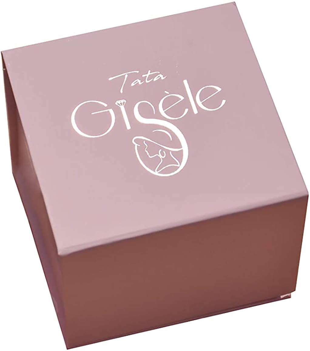 Tata Gisèle Pulsera infantil chapada en oro de 18 quilates, placa para grabar con corazón calado, 14/16 cm, grabado incluido, 16 cm, oro