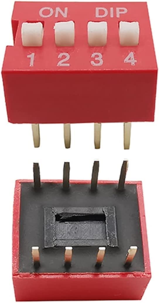 Interrupteur à cadran DIP Switch rouge pour sécuriser les configurations - 5