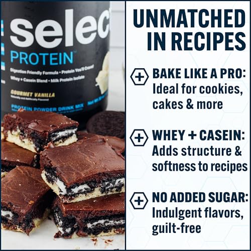 Image of PEScience Select Protein Powder, Whey and Casein Blend, Lean Protein Powder for Women and Men, Low Calorie, Low Carb, Keto Friendly, Gluten Free, Gourmet Vanilla - 5 Servings