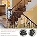 10 Pcs Wrought Iron Balusters, Hollow Double Basket Balusters, 1/2