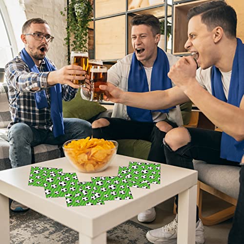 Image of gisgfim 50 Pcs Soccer Party Napkins Soccer Birthday Disposable Paper Napkins Sport Game Luncheon Napkin Supplies Decorations Favors for Sport Theme Party