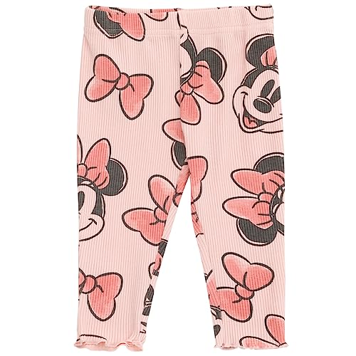 Image of Disney Girls' Ribbed Long Sleeve Tee and Pants Set for Baby & Kids