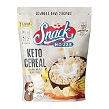 Keto Cereal by Snacks House, High Protein Low Carb Healthy Breakfast Food – Gluten & Grain Free Crun