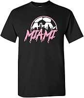 Vista 14 de Xtreme Apparrel Camiseta Team City Skyline para los aficionados al fútbol Atlanta - Camisa negra