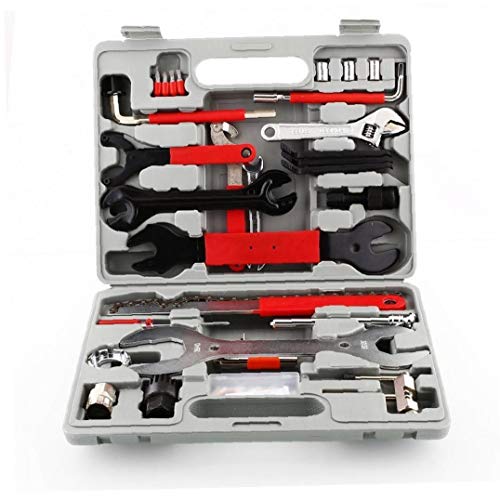 Bicycle Repair Kit Multifunction Tools Mechanic Maintenance Set for Mountain Road Bike Silver Bicycle Supplies - Image 4