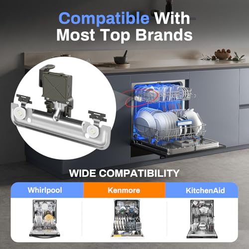 image for MONKEMON W10712395 Dishwasher Replacement Top Rack Replace for Kenmore