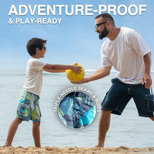Image of Kanu Surf Boys' Avalon Quick Dry UPF 50+ Beach Swim Trunk