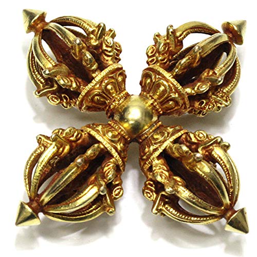 羯磨（かつま）　密教法具　鎌倉時代 Amazon｜密教法具 カツマ 羯磨 十字九鈷杵 十字バジュラ 大