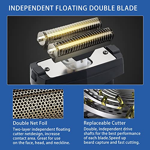 Chin Professional Electric Shavers For Men, Bald Head Shaver With Travel Case And Replacement Foil Head, Beard Trimmer Kit, Perfect For Shaving Stubble, Shaving Machine, Rechargeable & Cordless Razor… #TOP2