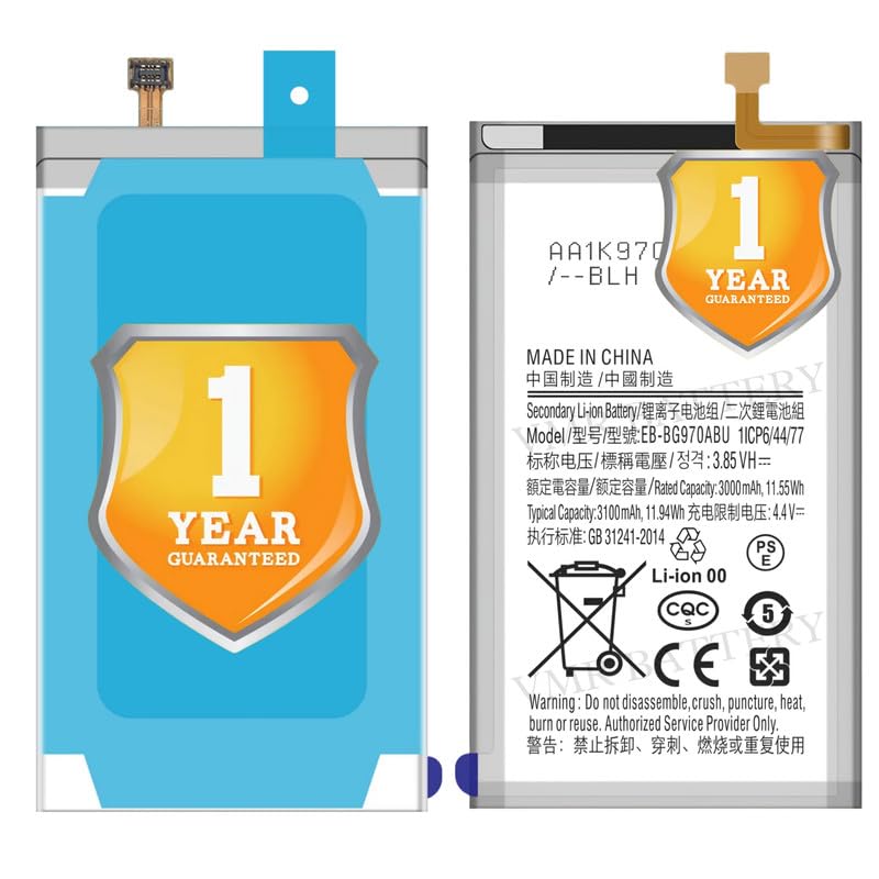 Image of Original EB-BG970ABU Battery Compatible for Samsung Galaxy S10e S10E S10 E (SM-G9700, SM-G970F, SM-G970U, SM-G970W) - (3100mAh) - 1 Year Warranty K7