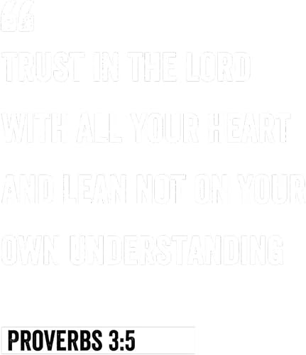 Miniatura 3 de Trust in The Lord with All Your Heart And Lean Not on Your Own Understanding Proverbs 35 Adhesivo de vinilo adhesivo para pared para el hogar,