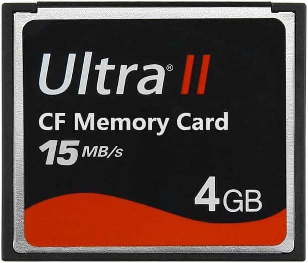 4 GB Ultra II CF Memory Card 15MB/S (SDCFH-004G-A11) 4gb SLR Camera Card for Professional Photographer,Videographer,Enthusiast