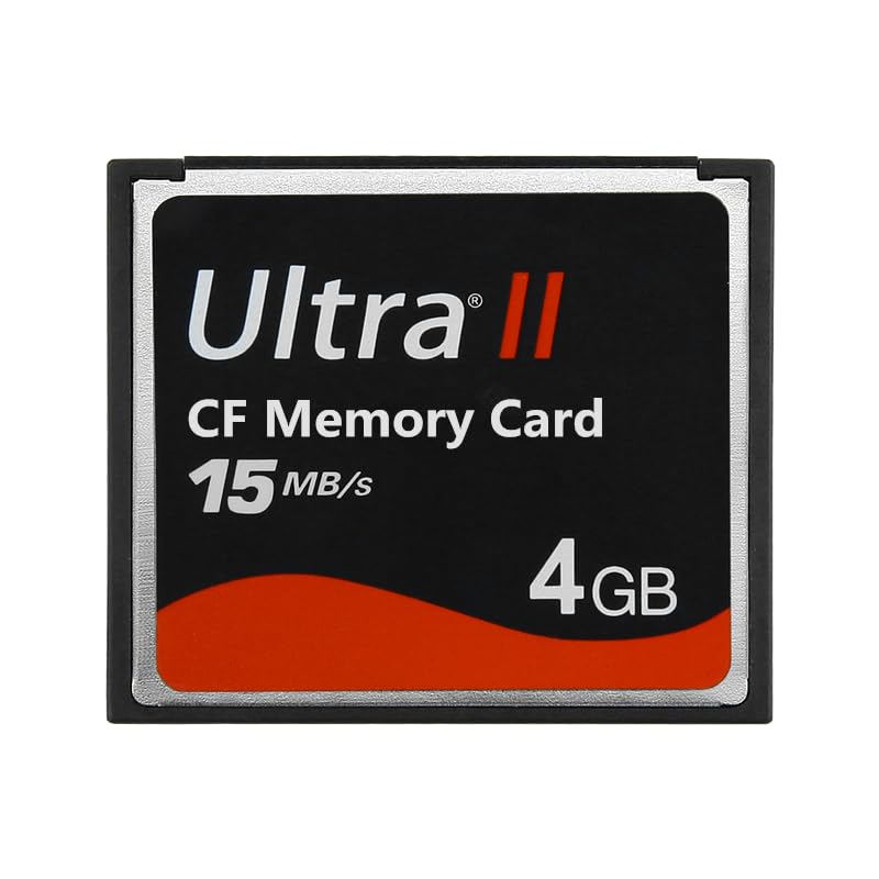 4 GB Ultra II CF Memory Card 15MB/S (SDCFH-004G-A11) 4gb SLR Camera Card for Professional Photographer,Videographer,Enthusiast