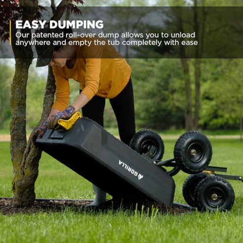 Heavy Duty Garden Cart with Liner