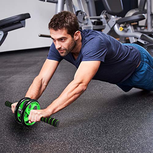 Kit de rolo de roda ABS 7 em 1 da Besportble, faixa de resistência, tapete de joelho com corda de pu