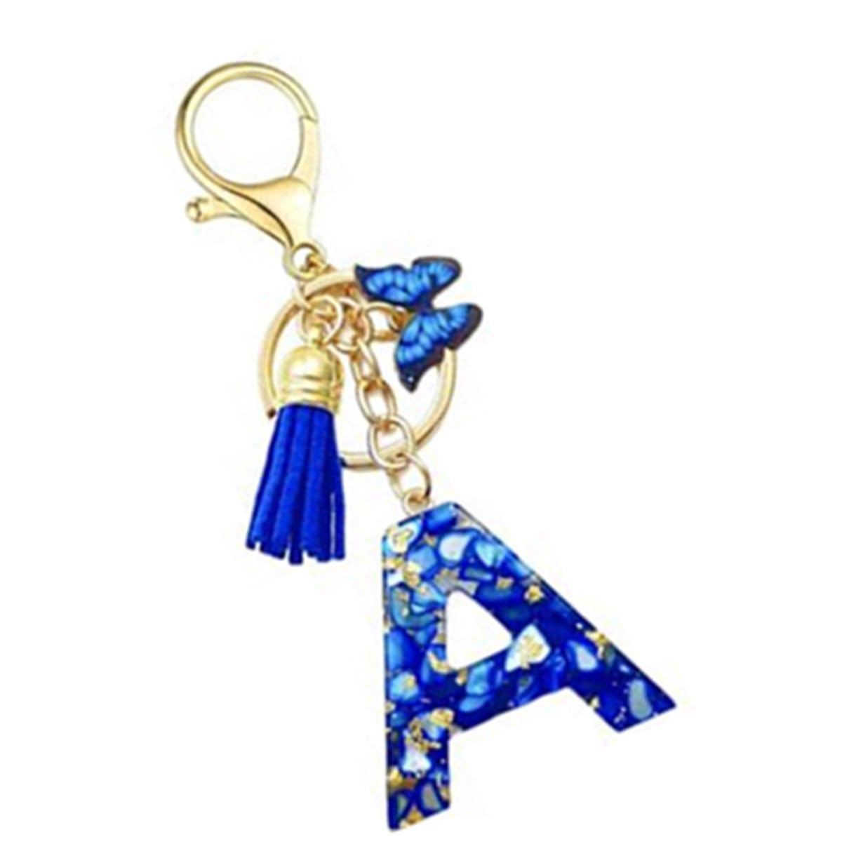 Amazon.co.jp: [QQY] イニシャルキーホルダー、かわいい樹脂