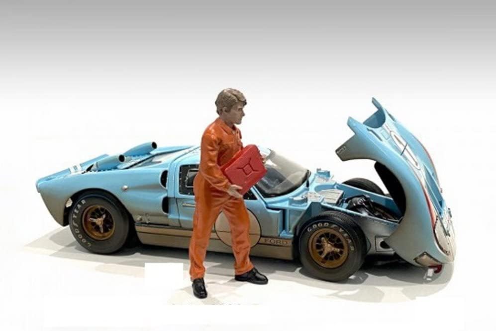 American Diorama Figura de Mechanic Dan, naranja 23792OR - Figura de escala 118 - Accesorio de diorama