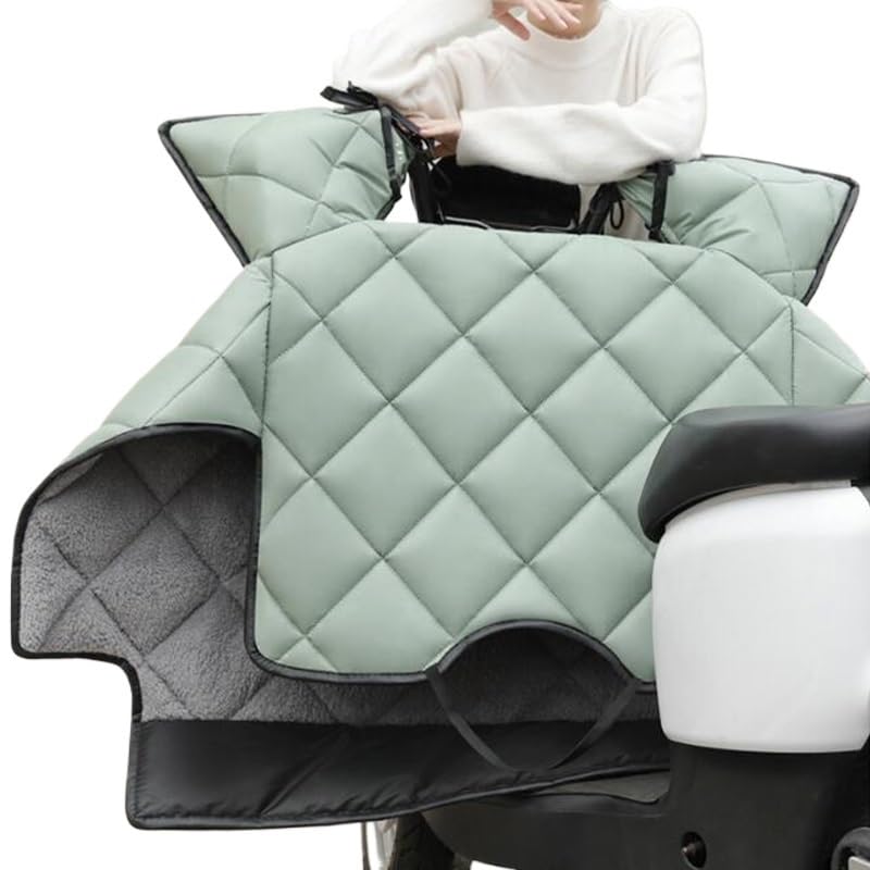 Couvre-Jambes de Moto, 1 pièce de Couverture de Jambe de Scooter de Moto, Couverture de Genou épaisse Coupe-Vent genouillères Couvre-Jambes pour Scooter Moto Hiver Couette Plus Chaude (4)