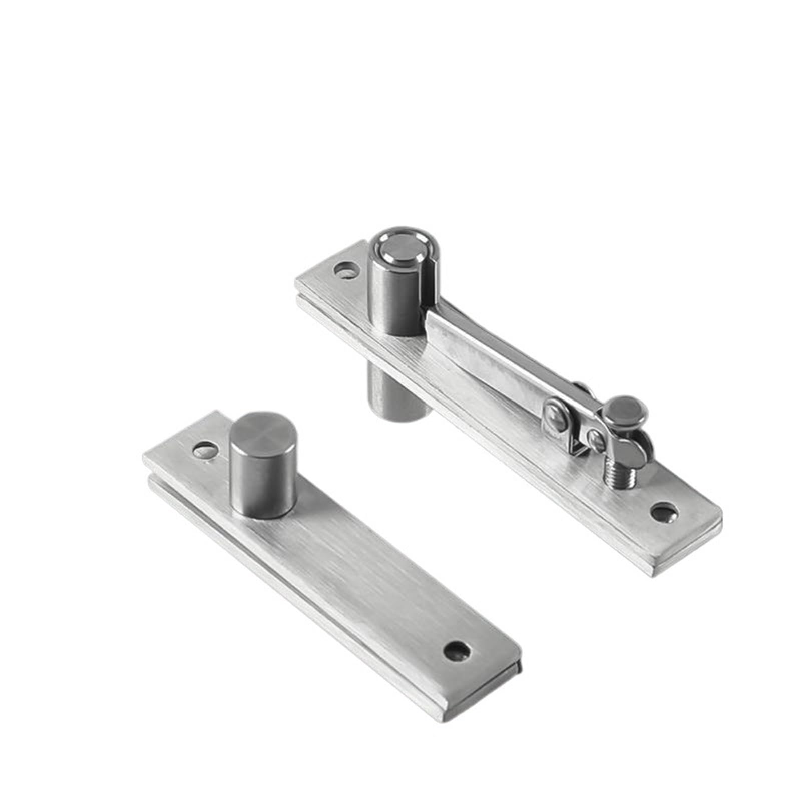 Kdhcvkz Stainless Steel 1Pcs 360 Degree Rotation Wooden Invisible Door Hinges Hidden Door Hinge