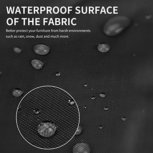 Solardusche Abdeckung 245 x 30cm, 420D Wasserdicht Winddicht UV-Schutz Außendusche Abdeckhaube, Gartendusche Aussendusche mit Kordelzug und Aufbewahrungstaschen (Schwarz)