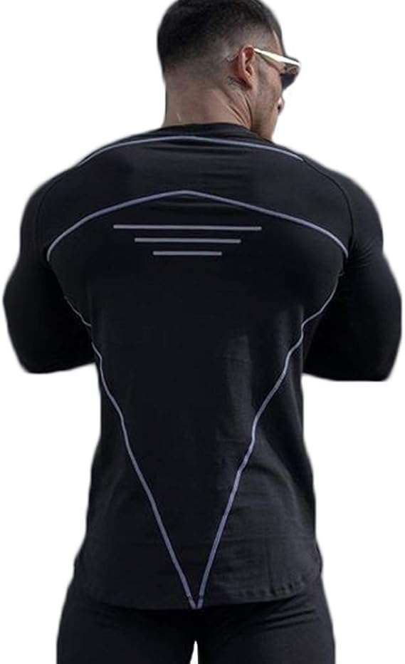 Amazon Wdfwordメンズ タンクトップ トレーニングウェア ジム用tシャツ 吸汗速乾 フィットネス 筋トレ ボディビル 長袖 スポーツウェア メンズ トレーニングベスト ブラック L アクティブシャツ Tシャツ 通販