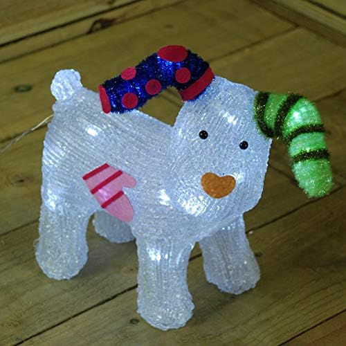 The Snowman 31cm Acrylic Snowdog Figure 24 LEDs