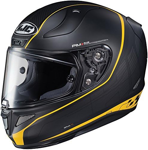 HJC RPHA-11 Pro Riberte - Full-Face Street Motorcycle Helmet - Black/Yellow SF - XX-Large