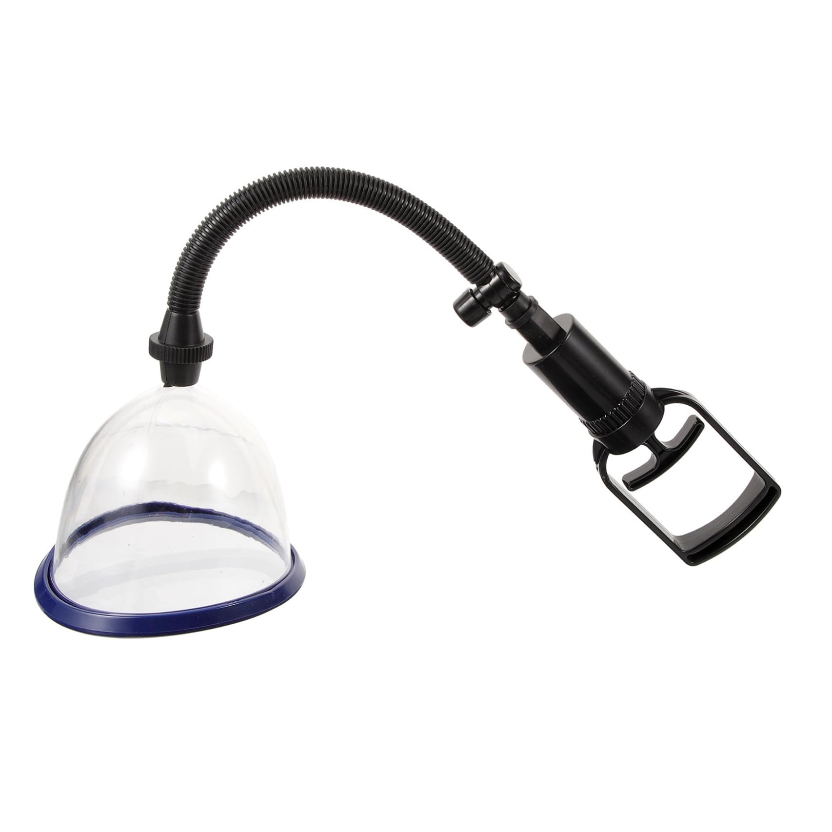 Tube et Caoutchouc Salon Plastique Poignée pour Manuels Appareil Massage Poitrine Home Spa