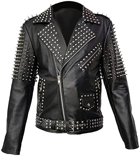 Veste de moto rock pour homme Cover