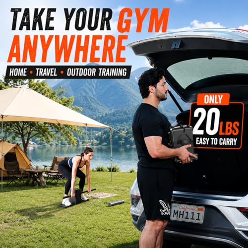 Image of SR3 PRO Smart Home Gym Equipment, Foldable Home Gym for Small Spaces, Portable Full Body Workout Machine with Up to 180lbs Dynamic Resistance