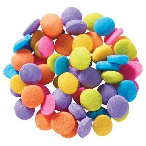 DECOPAC Quins Fancy Sprinkles, 19.5oz, Candy Sprinkles in Handheld Container, Edible Sprinkles For Celebration Cakes, Cupcakes, Cookies - Neon Bright Confetti Quins Cover