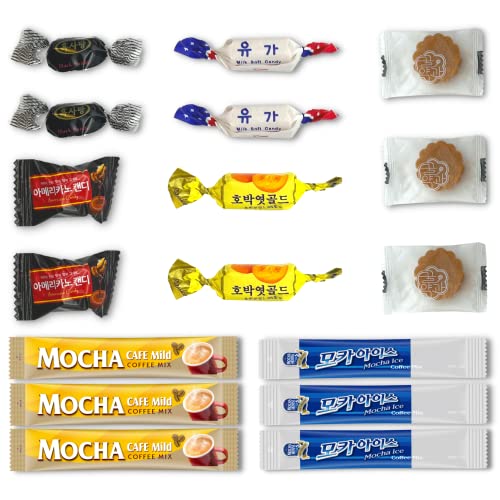Korean Snack Box Variety Pack - 46 Count Snacks Individual Wrapped Gift Care Package Bundle Sampler Tiktok Asian Challenge Assortment Mix Candy Chips Cookies Ramen Gummy Treats For Kids Children College Students Adult Senior #TOP4