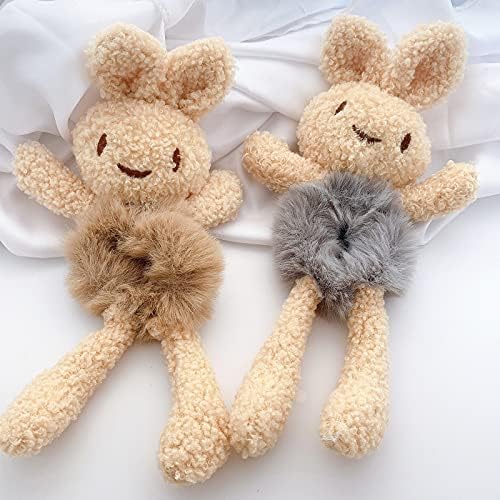 Hair Scrunchies Velvet Elastic Hair Bands, Women Fashion Plush Hair Tie Cute Bear Tie Hair Head Rope Ponytail Holster, Elastic Hair Bands For Women'S Hair for Women Girls 3 Hair Scrunchies Velvet Elastic Hair Bands, Women Fashion Plush Hair Tie Cute Bear Tie Hair Head Rope Ponytail Holster, Elastic Hair Bands For Women'S Hair for Women Girls