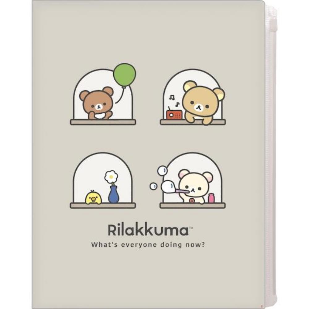 Amazon.co.jp: FA17902 リラックマ クリアホルダー(6+1ポケット