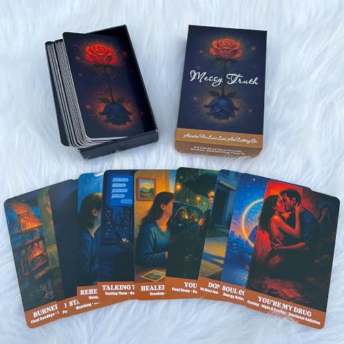 Messy Truth Oracle, Oracle Cards for Beginners, 54 Cards Deck for Love Relationship Clarity, Emotional Healing and No-Contact Reflection, Straight-Talking Cards for Shadow Work and Self-Empowerment - image 8