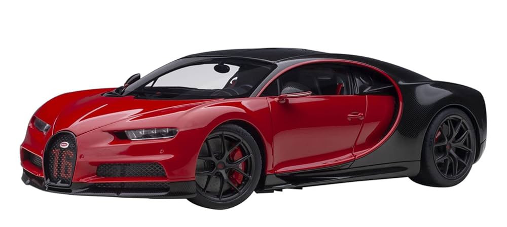 ミニカー autoart 1/18 Bugatti Chiron AUTOart 1/18 Bugatti Chiron Sport 2019, Italian Red/Carbon