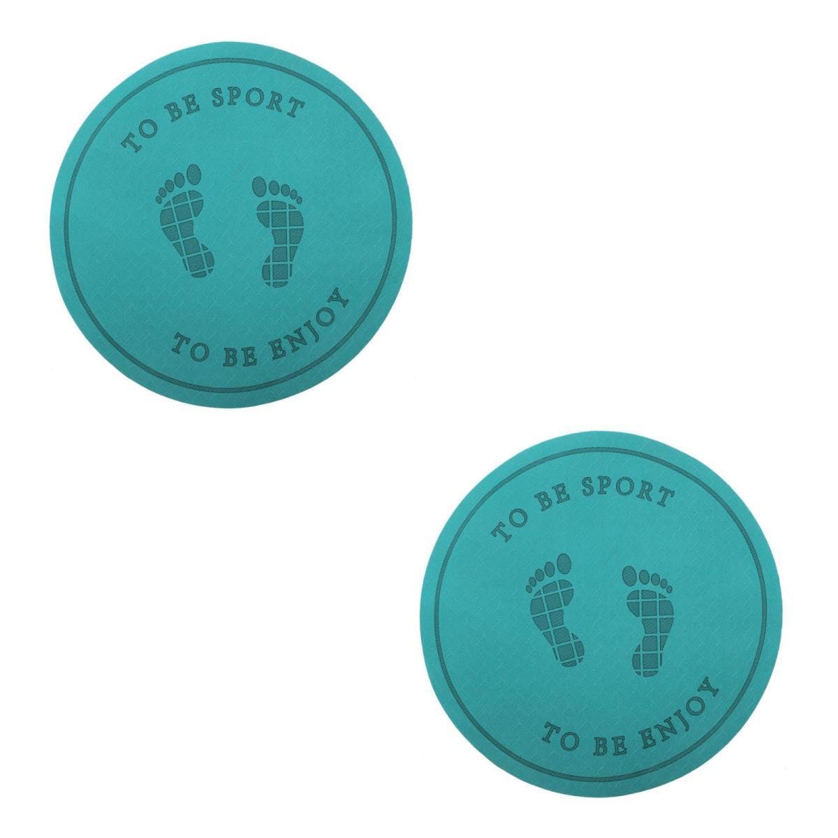 Happyyami 2 Uds Estera Para Saltar Almohadillas De Entrenamiento Para Piso Estera Para Cinta De Correr Cuerda Para Saltar Sin Cuerda Almohadilla De Yoga Almohadillas De Ejercicio Para Piso