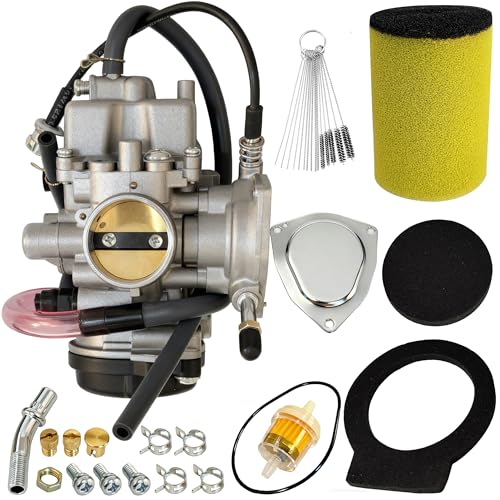 Carburetor Compatible with Yamaha Big Bear 400 Kodiak 400 YFM400 20002006 Grizzly 350 450 20072012 20062009 Wolverine 350 450 YFM 4x4 ATV Bruin 350 20042006 with air filter