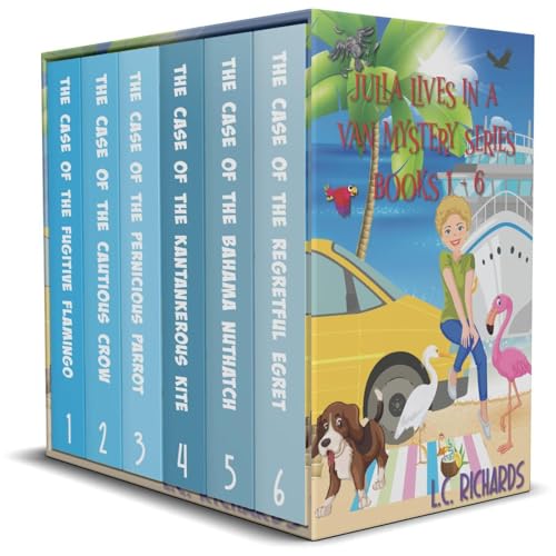Julia Lives in a Van Cozy Mystery Box Set Books 1-6 Audiolibro Por L. C. Richards arte de portada