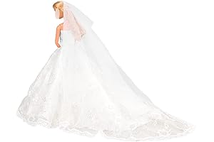 Wedding Dress for Barbie Bride Doll
