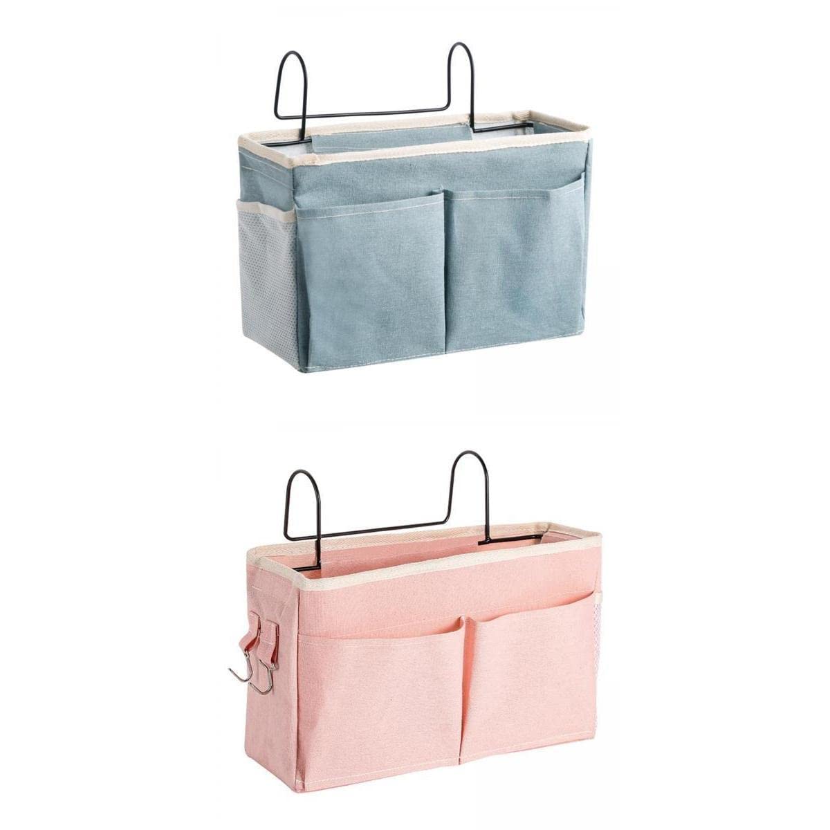 JAZZY PEARLS® 2x Bedside Caddy Cabinet Storage Organizers for Bedroom-image-43