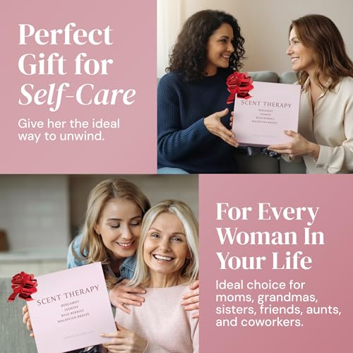 ADELEGOURDAIN Scented Candle Romantic Gift Set for Women | Soy Wax, 4 Jars, 160h Burn Time | Luxury Birthday Gifts for Her & Mum | Aromatherapy Home Fragrance Wellness Idea - Image 4