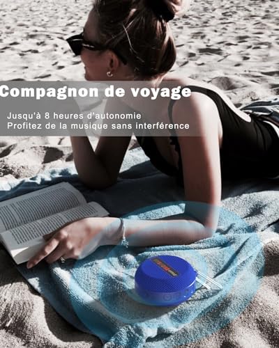 Enceinte portable Bluetooth longue autonomie 8h pour cycliste