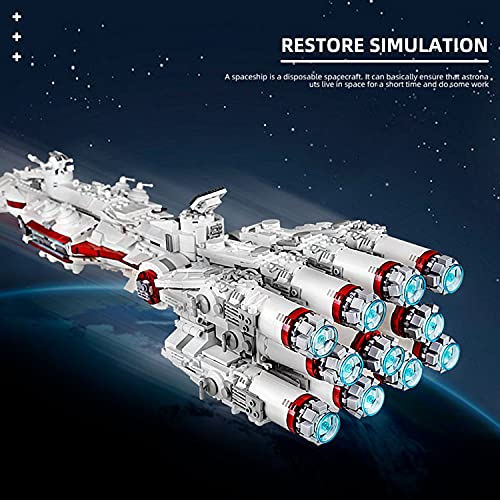 XJJY Bausteine Modell für Technologie Tantive IV, 2905 Stück UCS Super Star Spaceship Building Set, kompatibel mit… – Bild 5